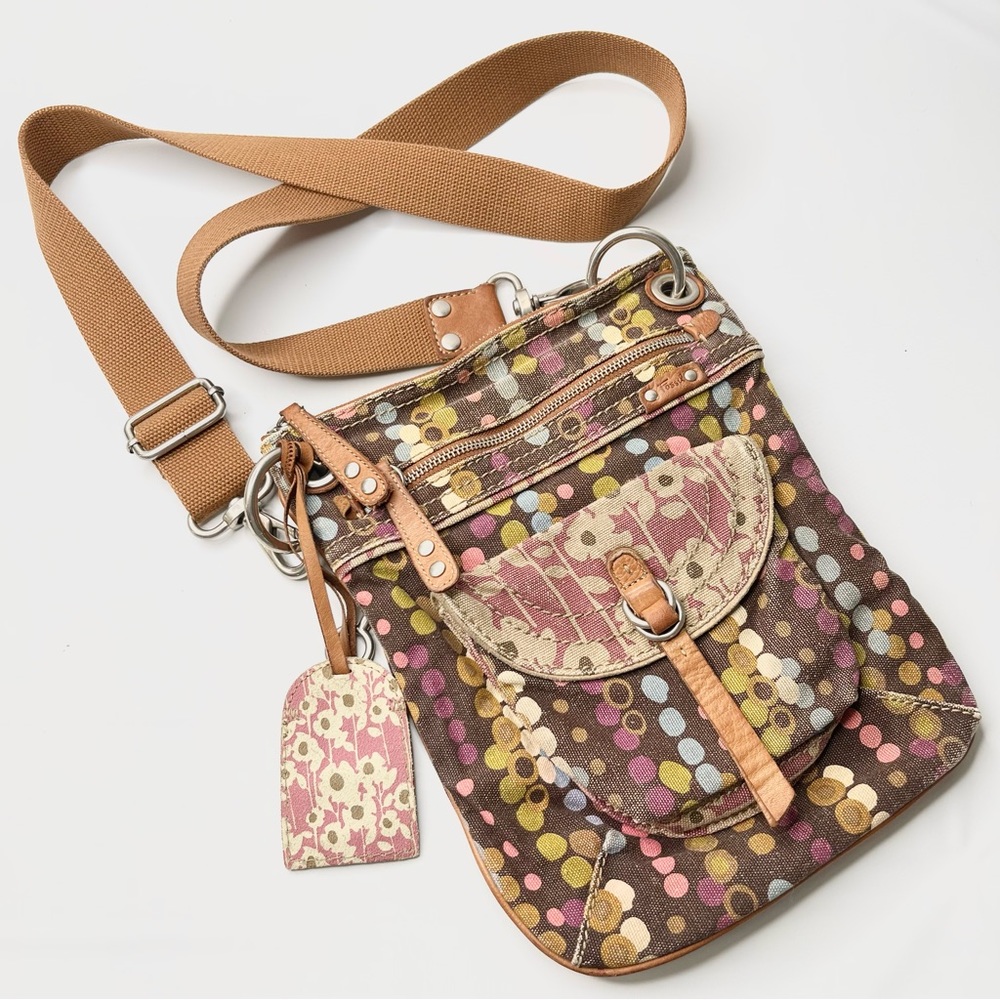 Polka Dot Crossbody Bag - Multicolor
